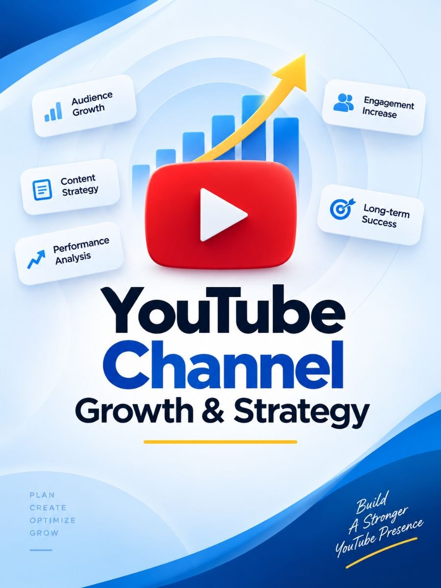 YouTube channel growth and strategy service